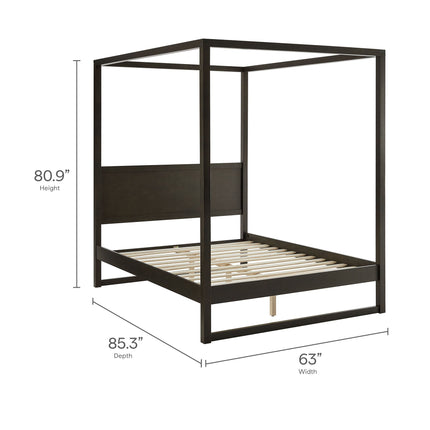 Modway MOD-7215 Alva Queen Wood Canopy Platform Bed Modway