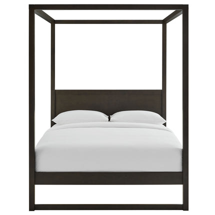 Modway MOD-7216 Alva King Wood Canopy Platform Bed Modway