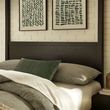 Modway MOD-7216 Alva King Wood Canopy Platform Bed Modway