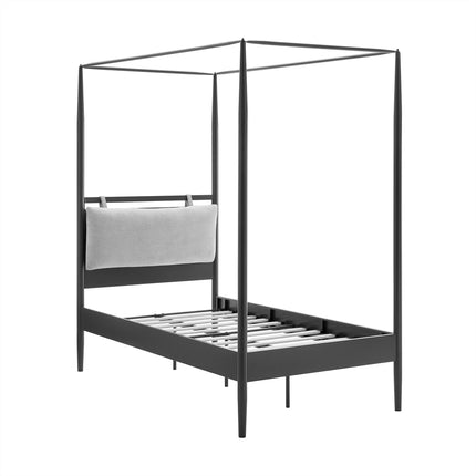 Modway MOD-7221 Marlowe 4-Poster Canopy Metal Twin Platform Bed Modway