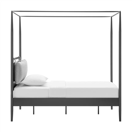 Modway MOD-7221 Marlowe 4-Poster Canopy Metal Twin Platform Bed Modway