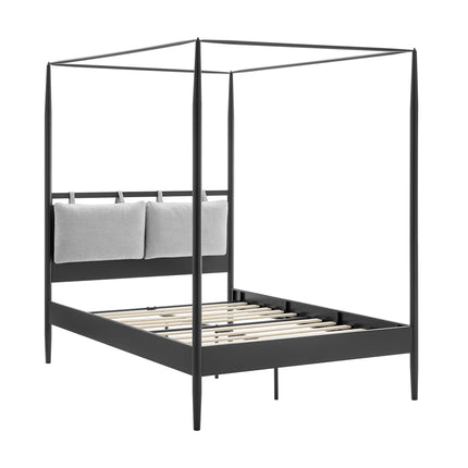 Modway MOD-7222 Marlowe 4-Poster Canopy Metal Full Platform Bed Modway