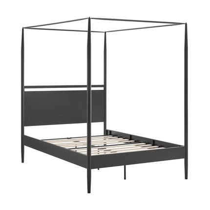 Modway MOD-7222 Marlowe 4-Poster Canopy Metal Full Platform Bed Modway