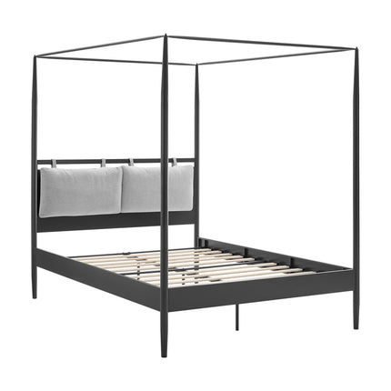 Modway MOD-7223 Marlowe 4-Poster Canopy Metal Queen Platform Bed Modway