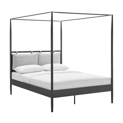 Modway MOD-7223 Marlowe 4-Poster Canopy Metal Queen Platform Bed Modway