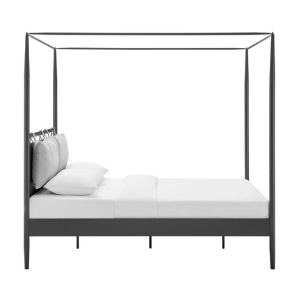 Modway MOD-7223 Marlowe 4-Poster Canopy Metal Queen Platform Bed Modway