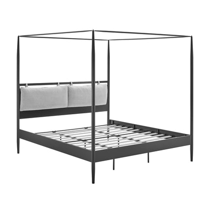 Modway MOD-7224 Marlowe 4-Poster Canopy Metal King Platform Bed Modway