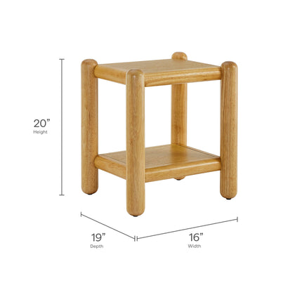 Modway MOD-7226 Arcus Rectangular 2-Tier Side Table Modway