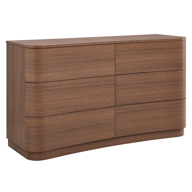 Modway MOD-7229 Mirae 6-Drawer Curved Dresser Modway