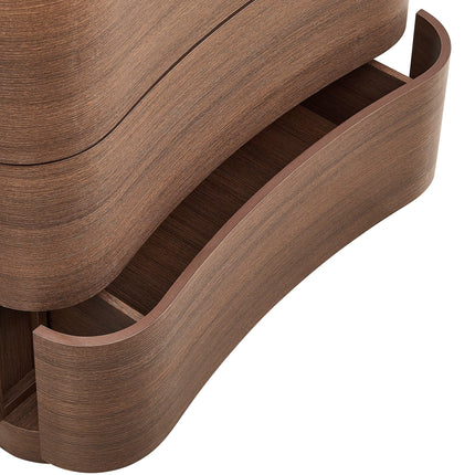 Modway MOD-7230 Mirae 3-Drawer Curved Compact Dresser Modway