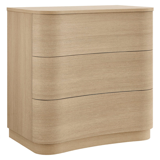 Modway MOD-7230 Mirae 3-Drawer Curved Compact Dresser Modway