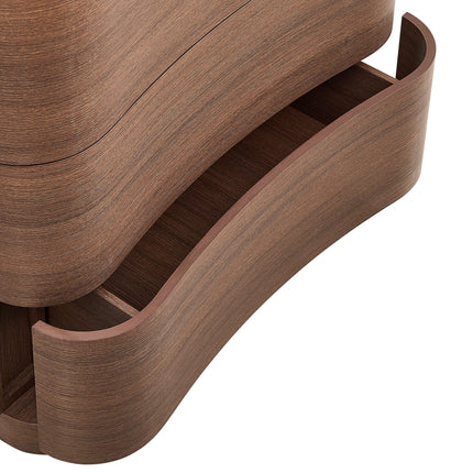 Modway MOD-7231 Mirae 5-Drawer Curved Dresser Chest of Drawers Modway