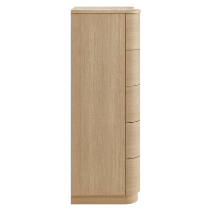 Modway MOD-7231 Mirae 5-Drawer Curved Dresser Chest of Drawers Modway