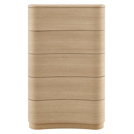 Modway MOD-7231 Mirae 5-Drawer Curved Dresser Chest of Drawers Modway