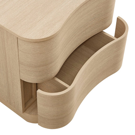 Modway MOD-7232 Mirae 2-Drawer Curved Nightstand Modway