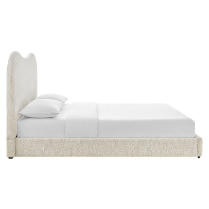 Modway MOD-7233 Seluna Boucle Queen Platform Bed Modway