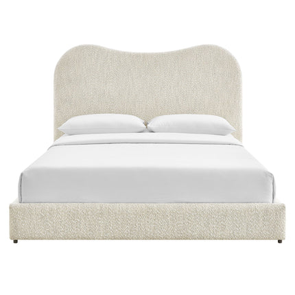 Modway MOD-7233 Seluna Boucle Queen Platform Bed Modway