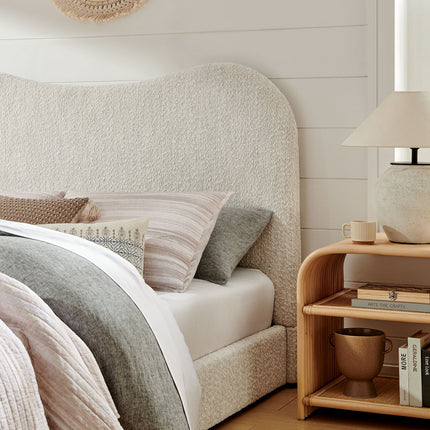Modway MOD-7233 Seluna Boucle Queen Platform Bed Modway