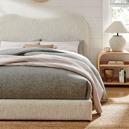 Modway MOD-7233 Seluna Boucle Queen Platform Bed Modway