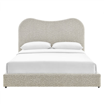 Modway MOD-7233 Seluna Boucle Queen Platform Bed Modway