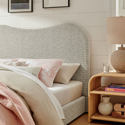 Modway MOD-7233 Seluna Boucle Queen Platform Bed Modway