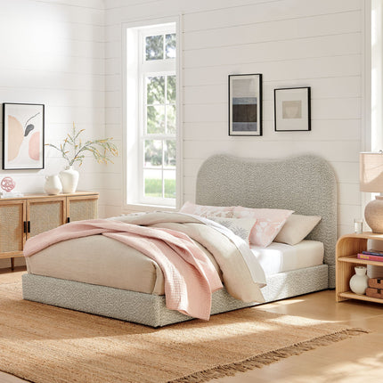 Modway MOD-7233 Seluna Boucle Queen Platform Bed Modway