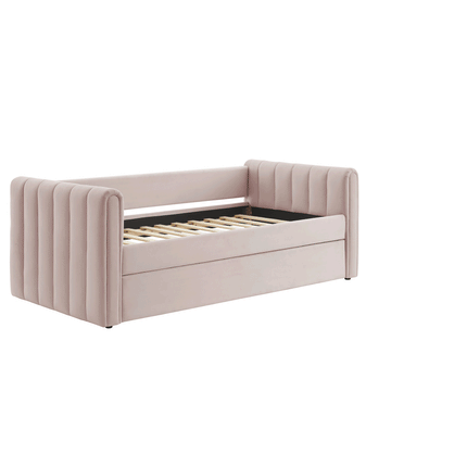 Modway MOD-7234 Veyla Channel Tufted Performance Velvet Twin Daybed With Trundle Modway