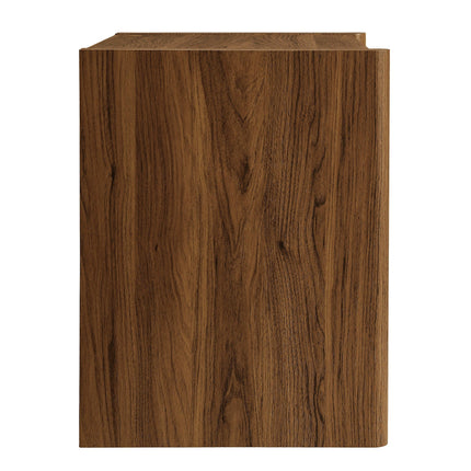 Modway Emric Wave Nightstand in Walnut MOD-7236-WAL Modway