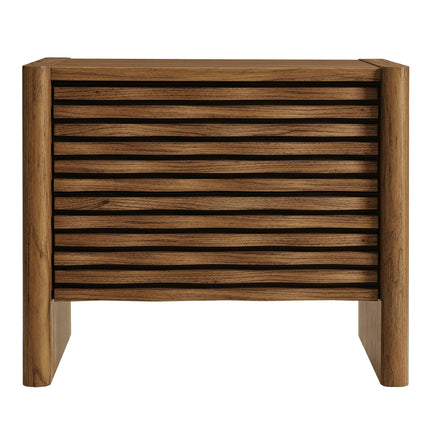 Modway Emric Wave Nightstand in Walnut MOD-7236-WAL Modway