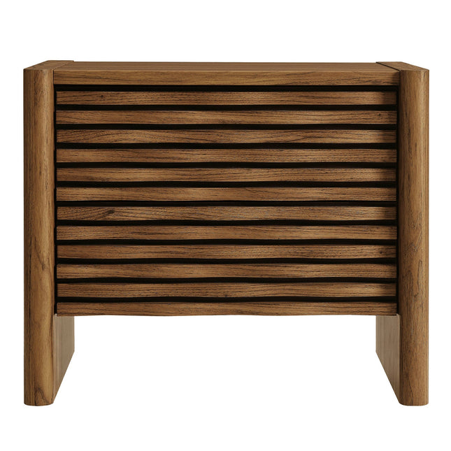 Modway Emric Wave Nightstand in Walnut MOD-7236-WAL Modway