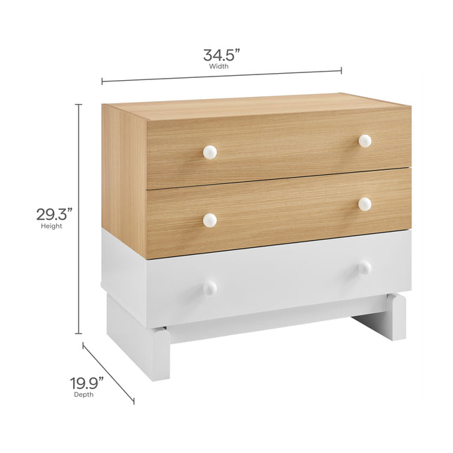 Modway MOD-7239 Nolia 3-Drawer Color Block Dresser Modway