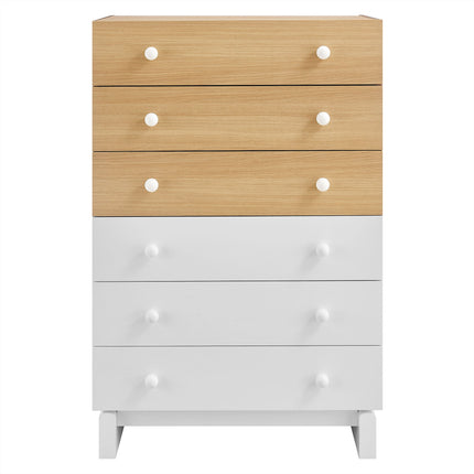 Modway MOD-7240 Nolia 6-Drawer Color Block Dresser Chest Modway
