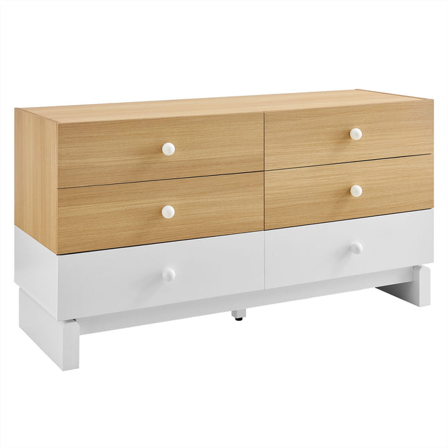 Modway MOD-7241 Nolia 6-Drawer Color Block Dresser Modway