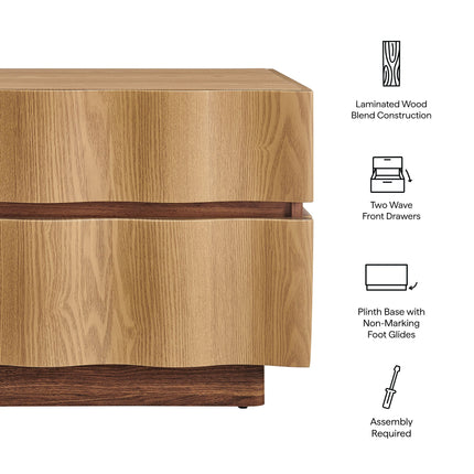 Modway MOD-7243 Isola 2 Drawer Nightstand Modway