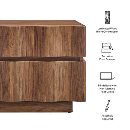 Modway MOD-7243 Isola 2 Drawer Nightstand Modway