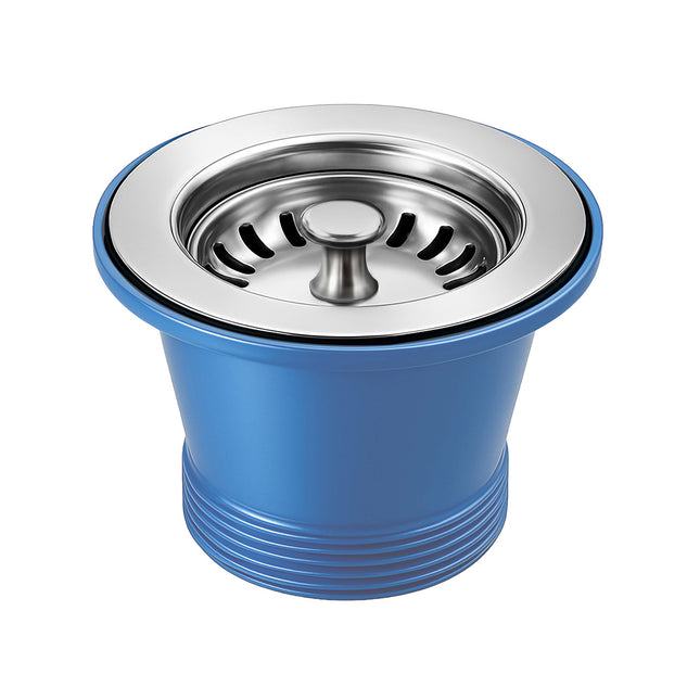 Whitehaus 2 1/2" Basket Strainer With Lift Stopper - NRNW2-SS Whitehaus