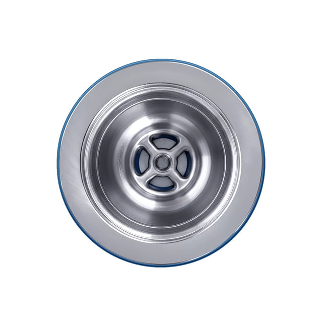 Whitehaus 3 1/2" Basket Strainer With Deep Removable Basket - NRNW35A-SS Whitehaus
