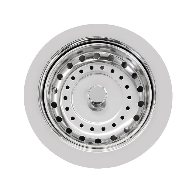 Whitehaus 3 1/2" Basket Strainer With Lift Stopper - NRNW35B-SS Whitehaus