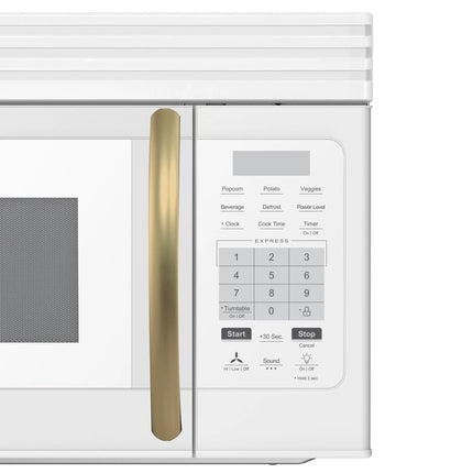 Forno Scalo 30-Inch Over the Range Microwave, White – 1.6 cu.ft, 300 CFM Vent, Touch Control, LED Light FORNO