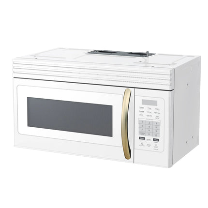 Forno Scalo 30-Inch Over the Range Microwave, White – 1.6 cu.ft, 300 CFM Vent, Touch Control, LED Light FORNO