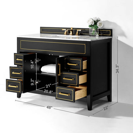 Aspen 48" Bath Vanity Set Ancerre Designs