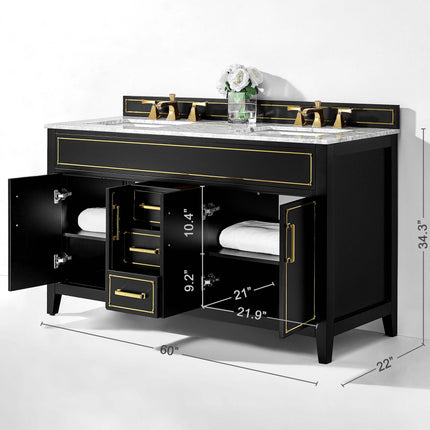 Aspen 60" Bath Vanity Set Ancerre Designs