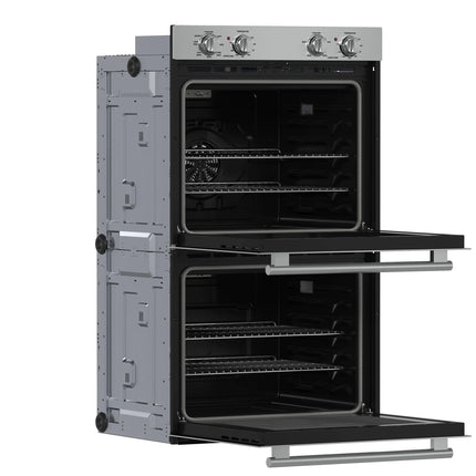 Forno Vomero 30-Inch Double Wall Oven, Stainless Steel, 10 cu.ft Total Capacity, 7100W Convection, Mechanical Controls, Self-Cleaning Function FORNO