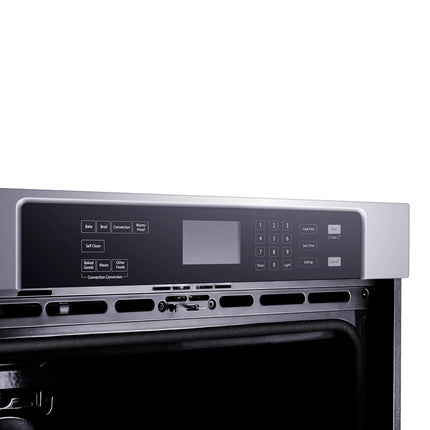 Forno Villarosa 30-Inch Electric Wall Oven, Stainless Steel, 5.0 cu.ft Capacity, Air Fry, Steam Cleaning, Glass Touch Controls FORNO