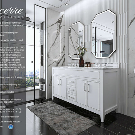 Aspen 60" Bath Vanity Set Ancerre Designs