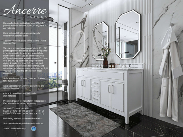 Aspen 60" Bath Vanity Set Ancerre Designs