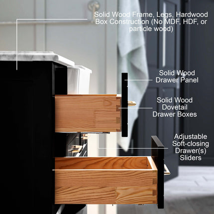 Hayley 48" Bath Vanity Set Ancerre Designs