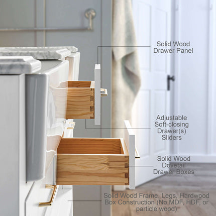Hayley 60" Bath Vanity Set Ancerre Designs