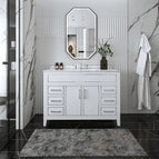 White | Brushed Nickel Hardware