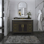 Black Onyx | Brushed Gold Hardware